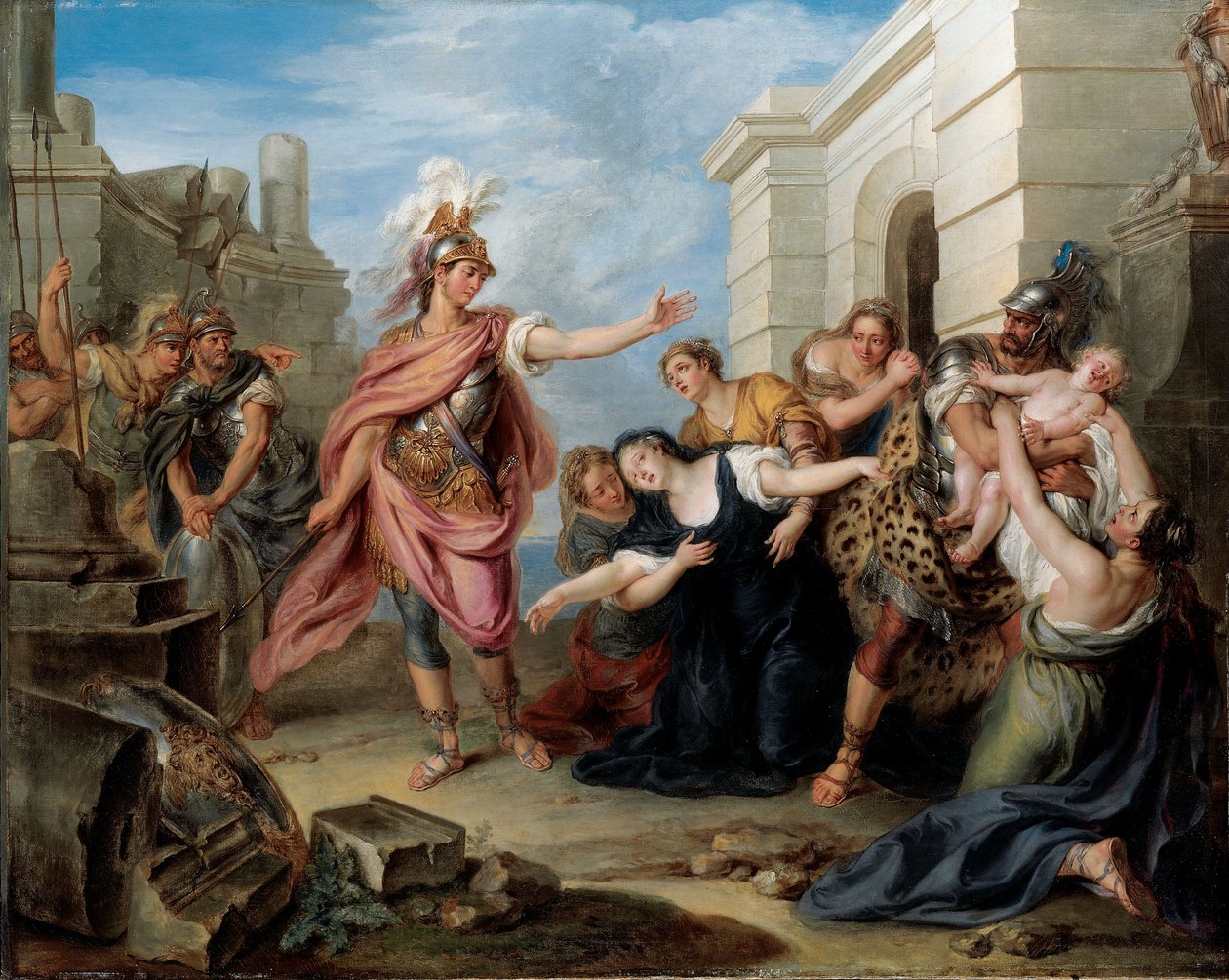 Andromache und Pyrrhus von Charles Antoine Coypel