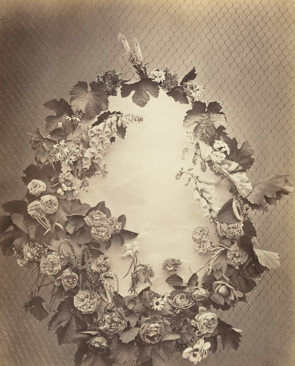 Ohne Titel [Kranz], ca. 1864 von Charles Aubry