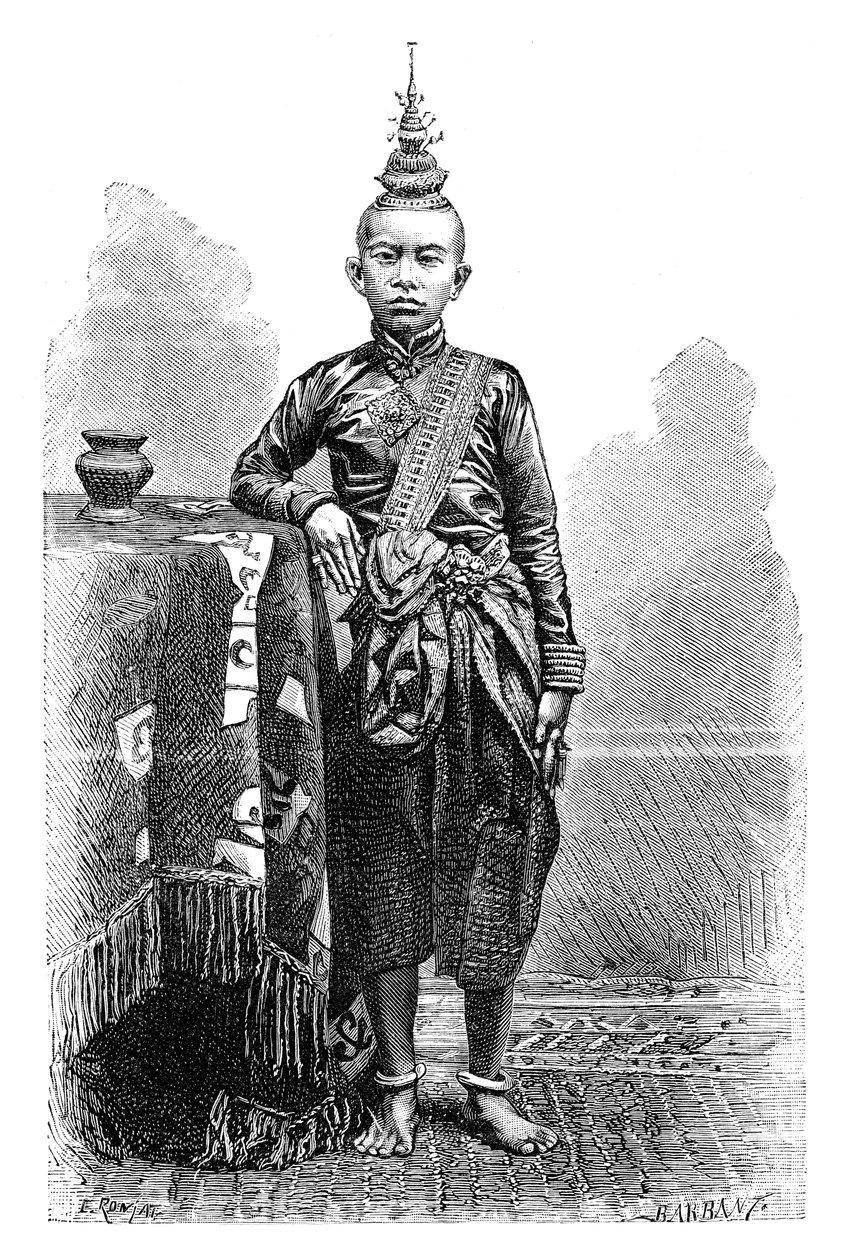 Cambojan, ältester Sohn von Narodom von Charles Barbant