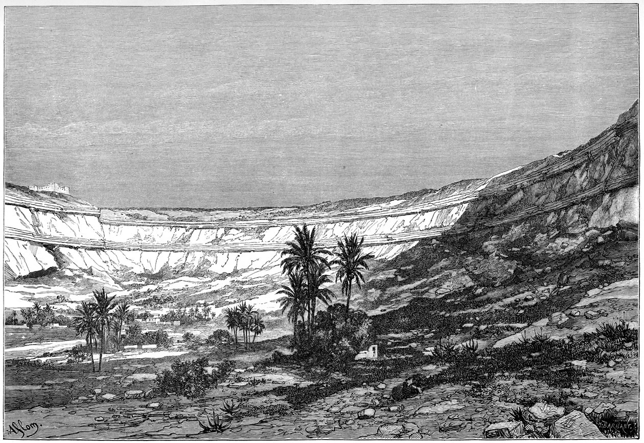 Der Kasr-el-jebel Zirkus, Syrien, ca. 1890 von Charles Barbant