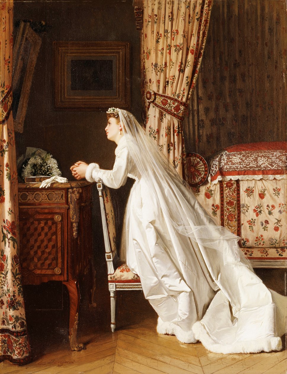 Die Braut von Charles Baugniet