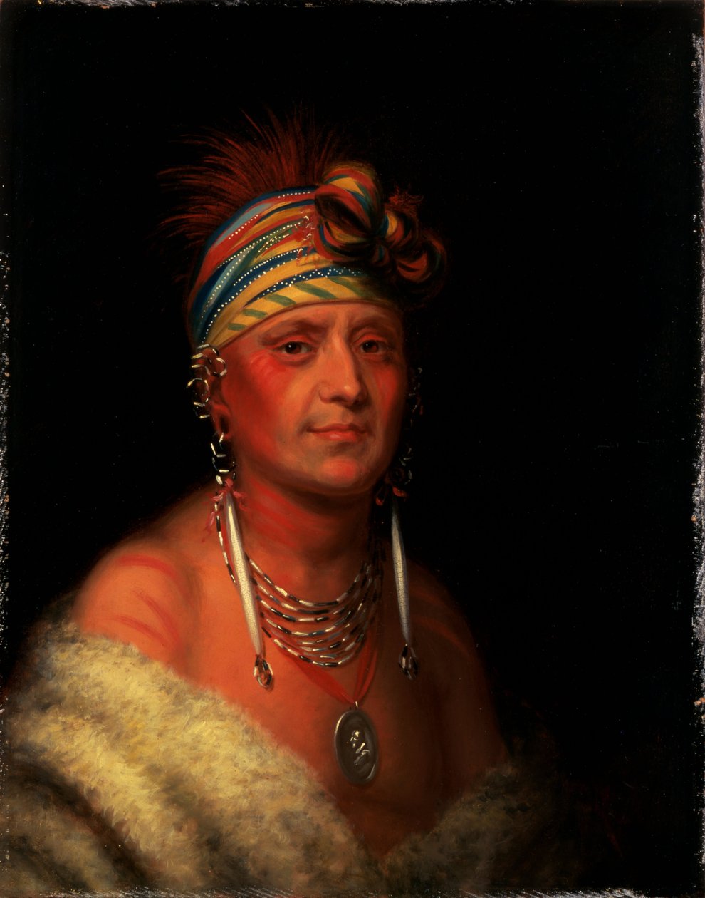 Shaumonekusse (Präriewolf), Oto von Charles Bird King