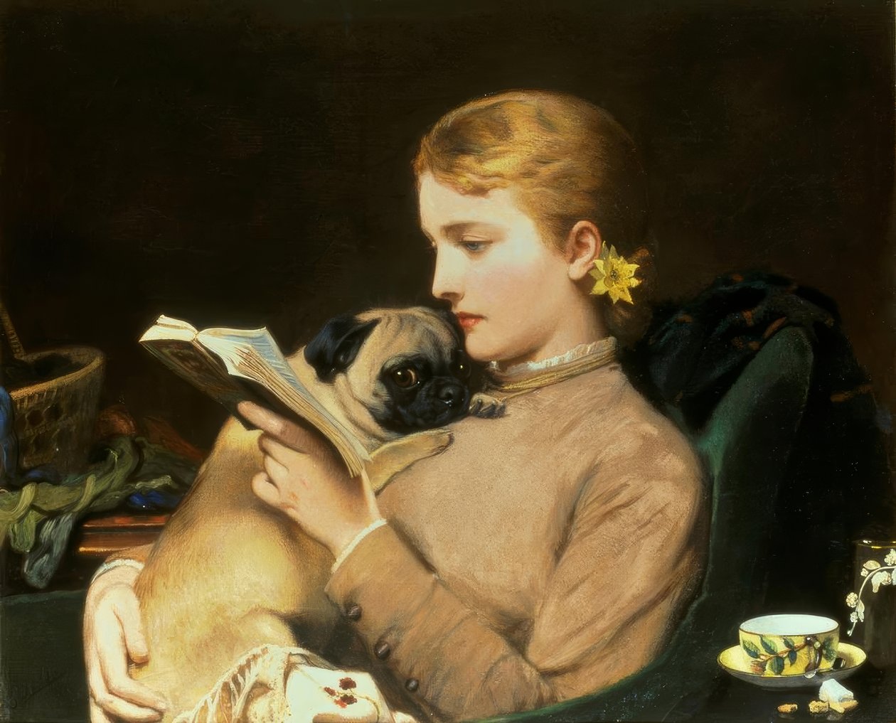 Blond und Brünett von Charles Burton Barber