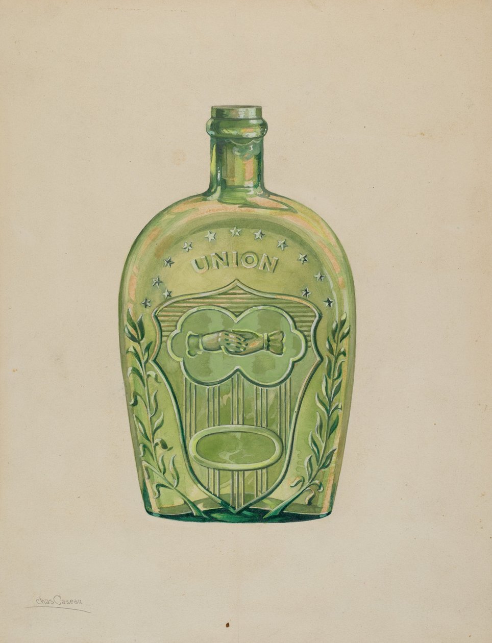 Likörflasche von Charles Caseau