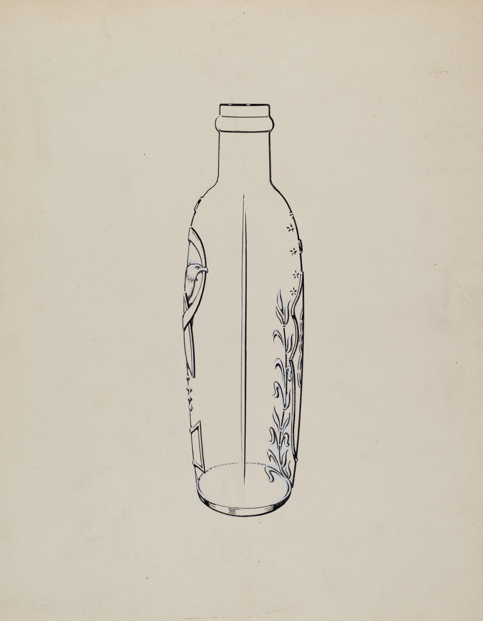 Likörflasche von Charles Caseau