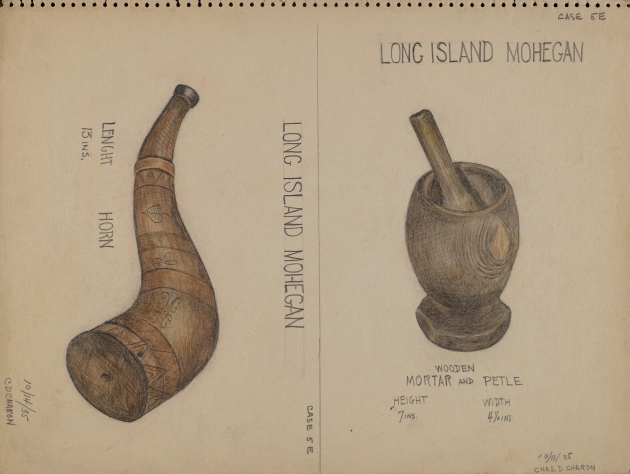 Horn und Mörser & Stößel von Charles Charon