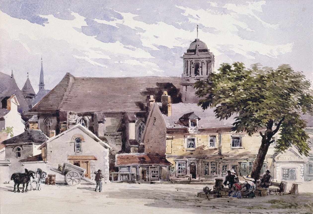 Das Posthaus in Amboise von Charles Claude Pyne