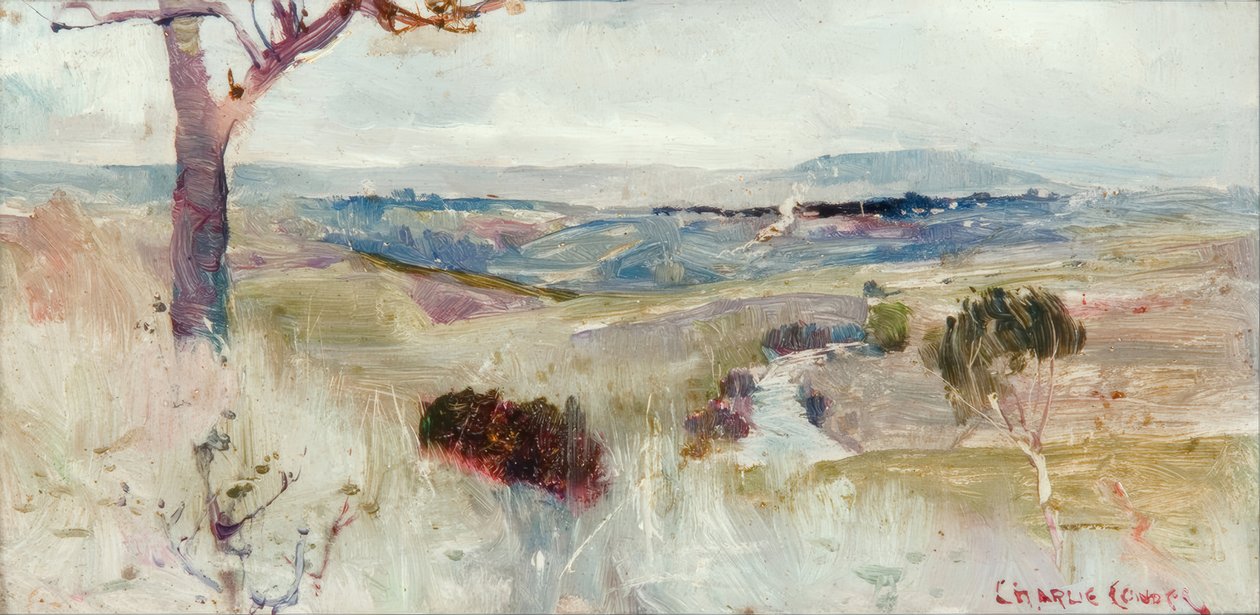 Dandenongs von Heidelberg von Charles Edward Conder