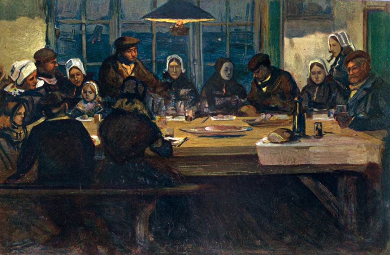 Das Abschiedsmahl, 1899 von Charles Cottet
