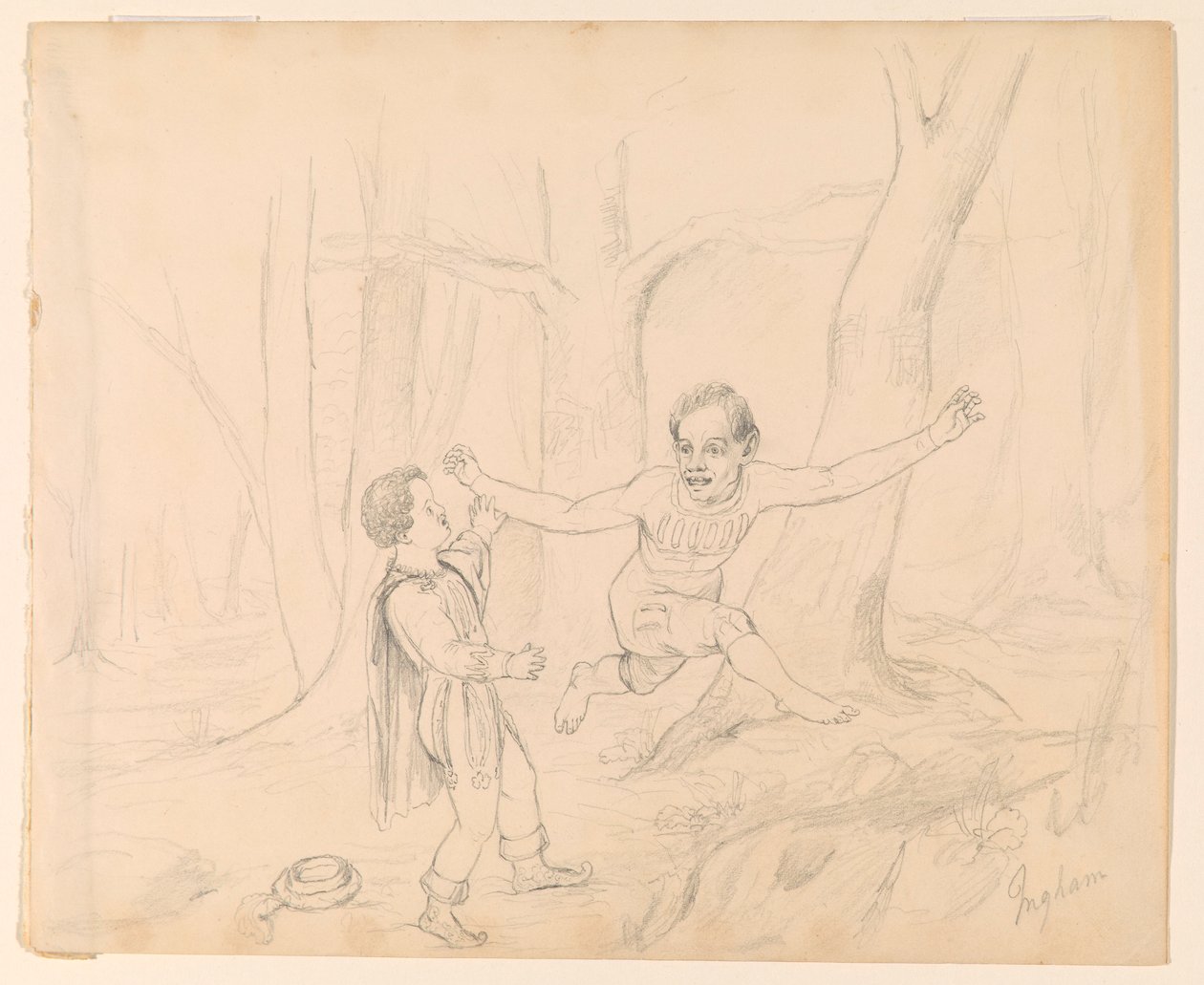 Szene aus Scott von Charles Cromwell Ingham