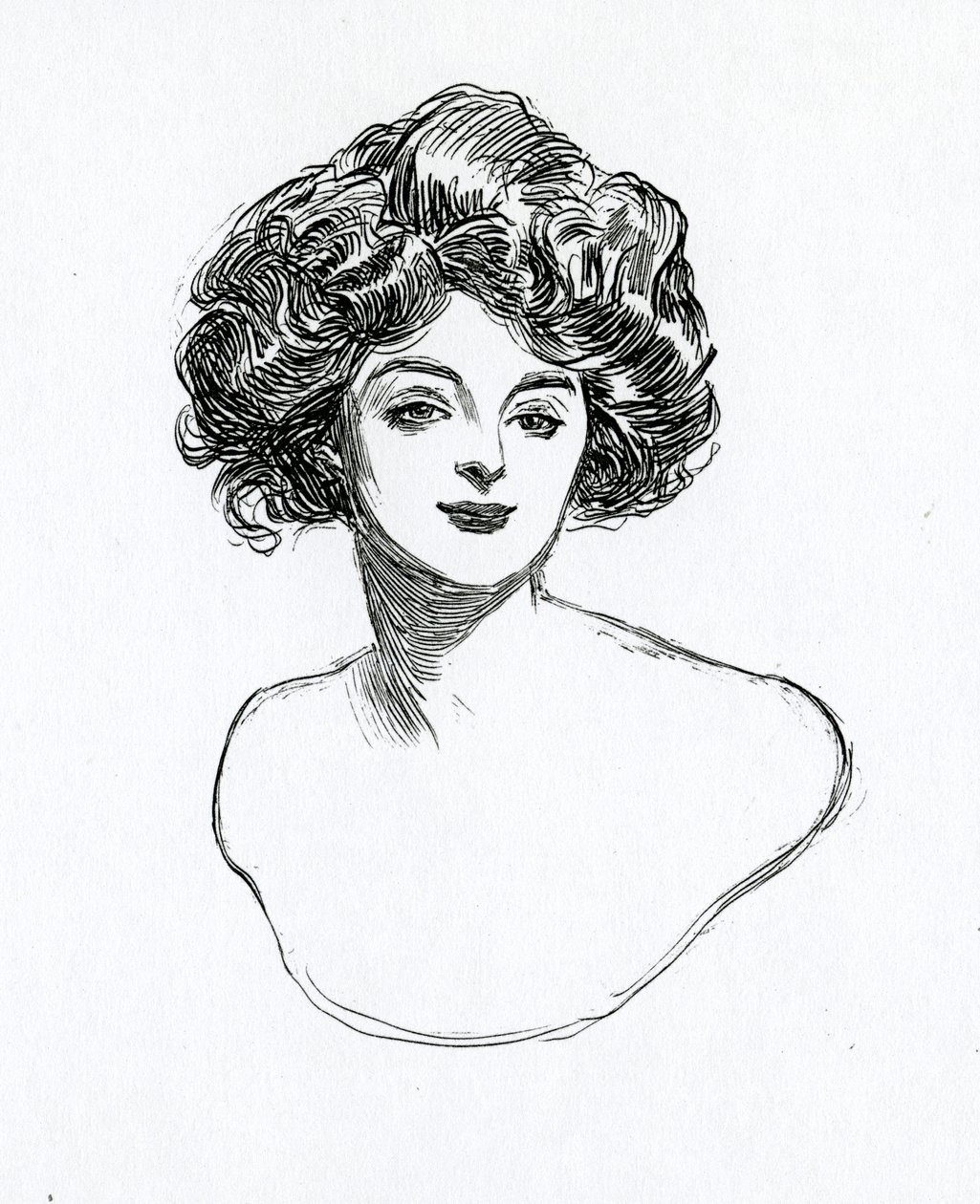 Ein Gibson-Mädchen, ca. 1902 von Charles Dana Gibson