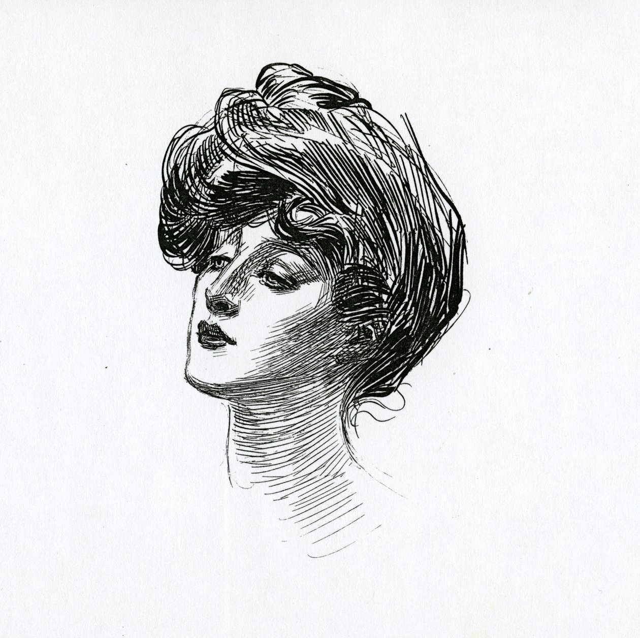Ein Gibson-Mädchen, ca. 1902 von Charles Dana Gibson