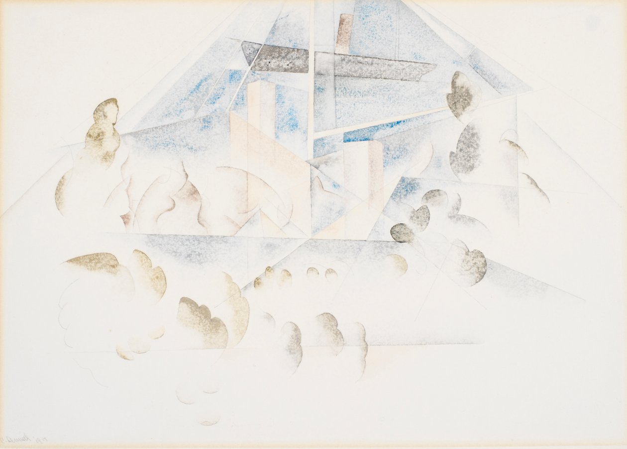 Bermuda, Masten und Laub von Charles Demuth