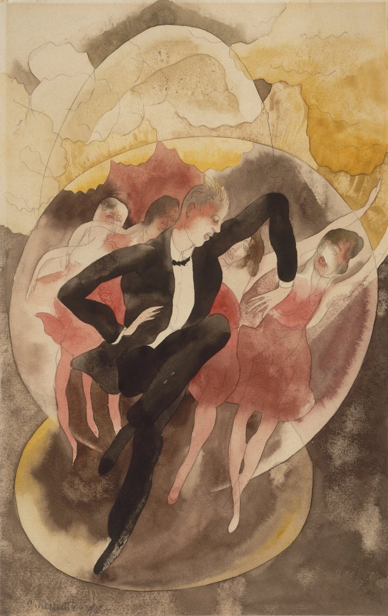 Im Vaudeville (Tänzerin mit Chor) von Charles Demuth