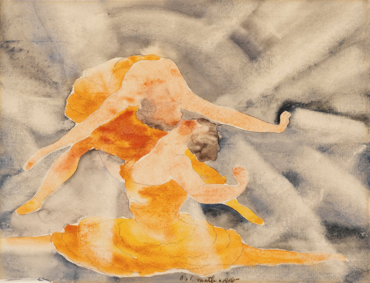 Zwei Frauenakrobaten, 1916 von Charles Demuth