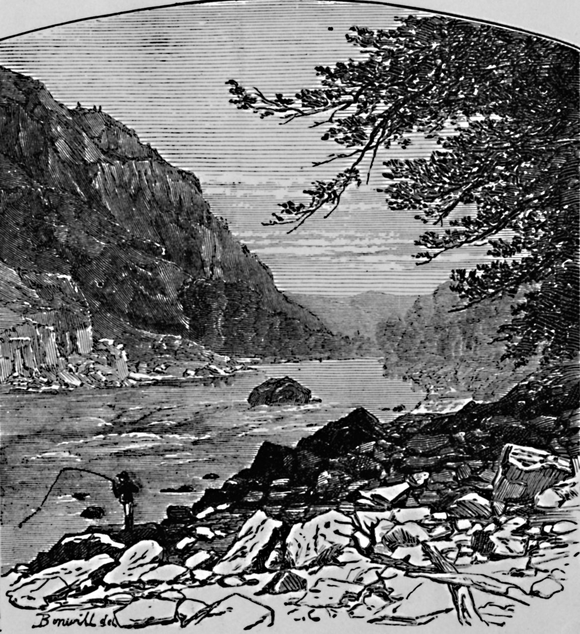 Der Untere Canyon, 1883 von Charles E. H. Bonwill