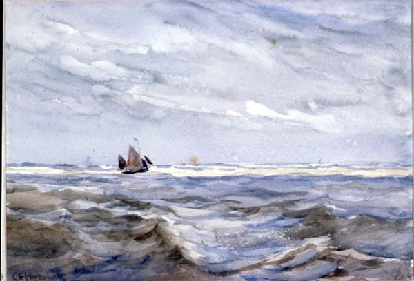 An der Ostküste, 19. Jahrhundert von Charles Edward Holloway