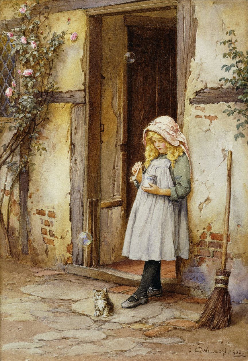 Seifenblasen für Kitty von Charles Edward Wilson
