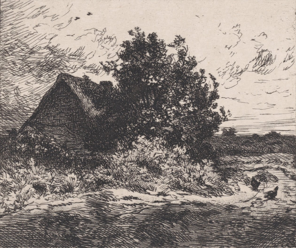 Le Buisson Kercassier, ca. 1875-80 von Charles Emile Jacque