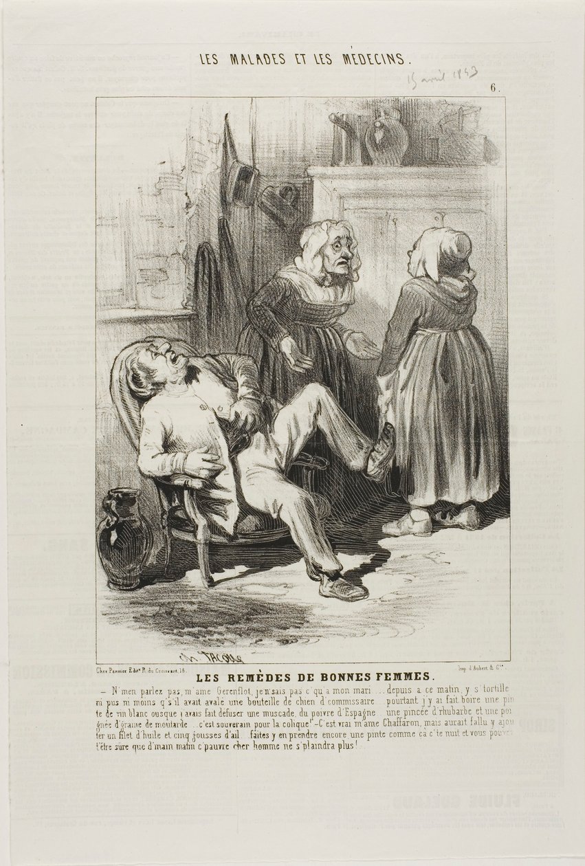 Alte Frauenheilmittel (Tafel 6) von Charles Emile Jacque