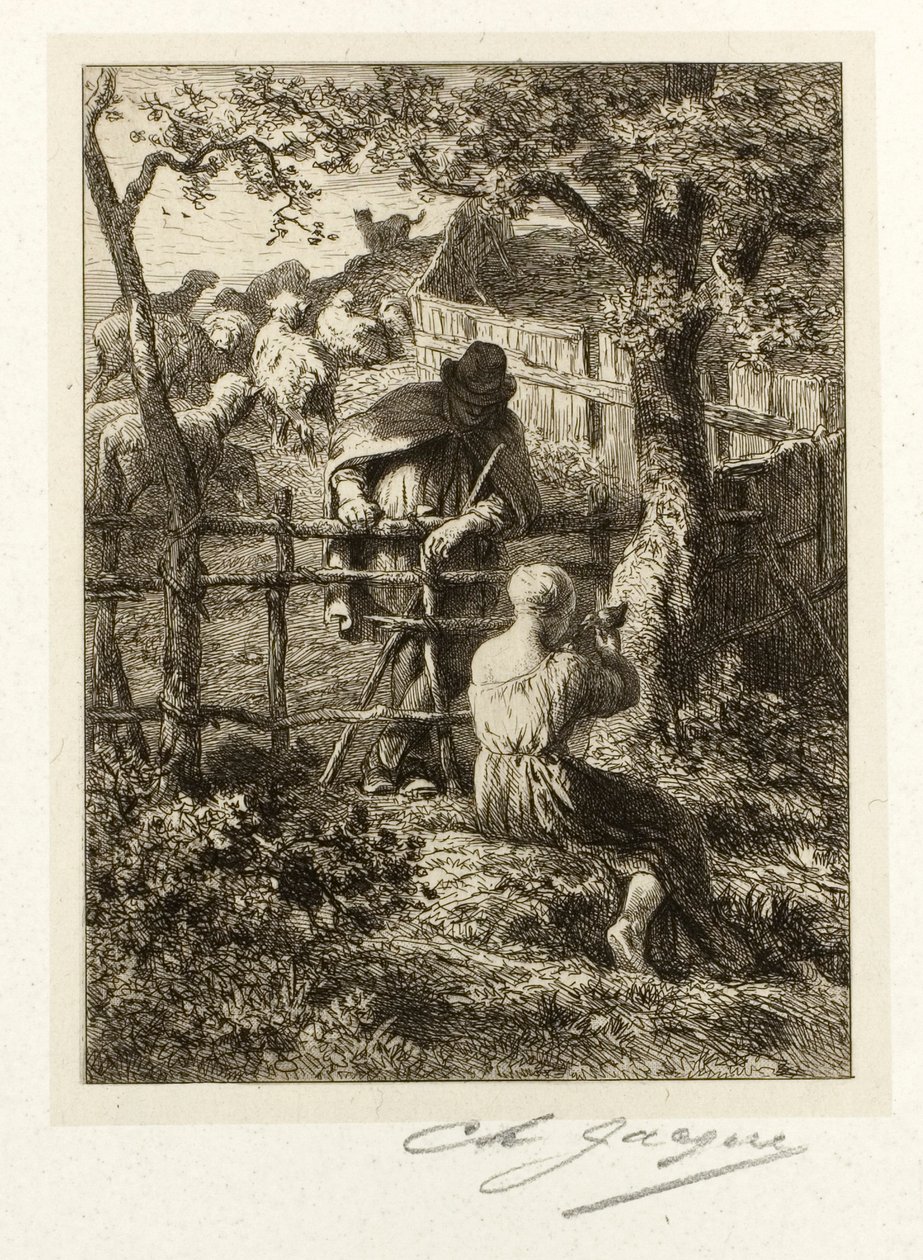 Sommer von Charles Emile Jacque