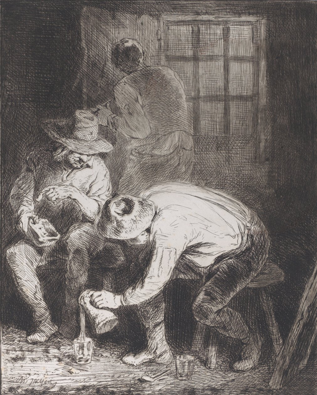 Die gute Gesellschaft von Charles Emile Jacque