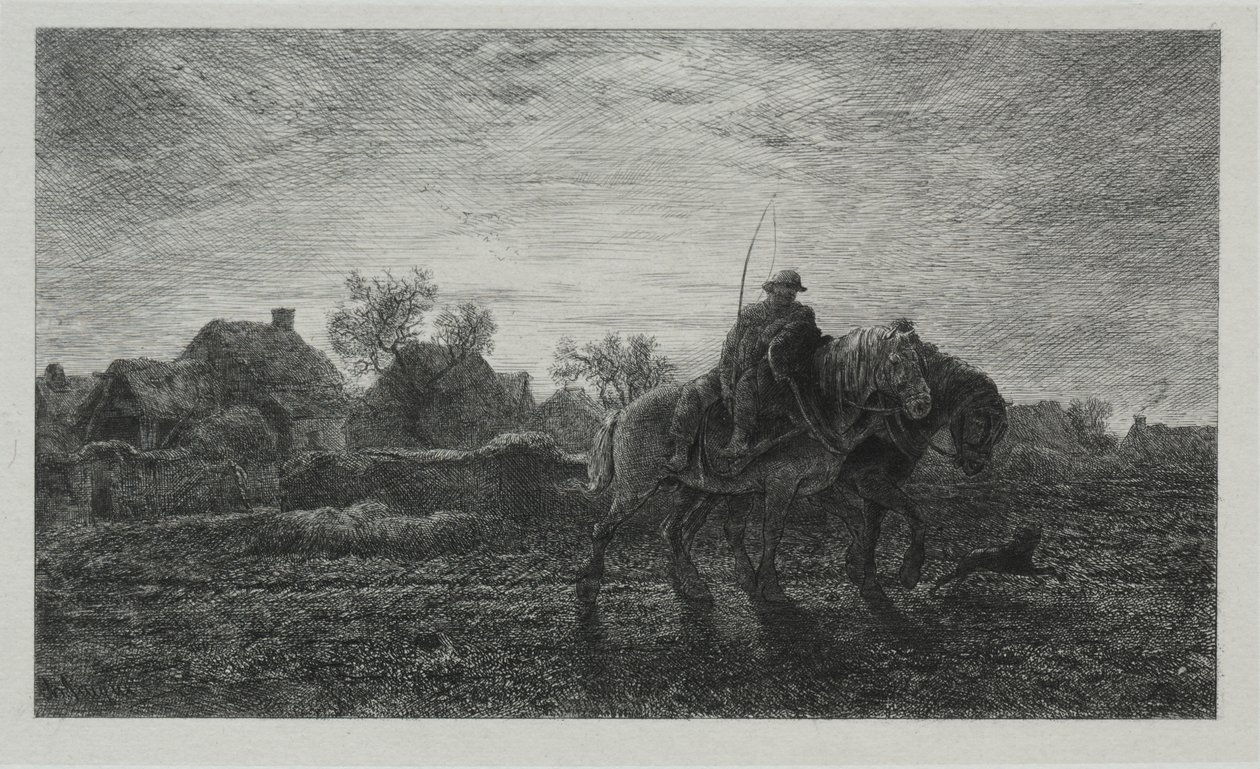 Der Morgen von Charles Emile Jacque