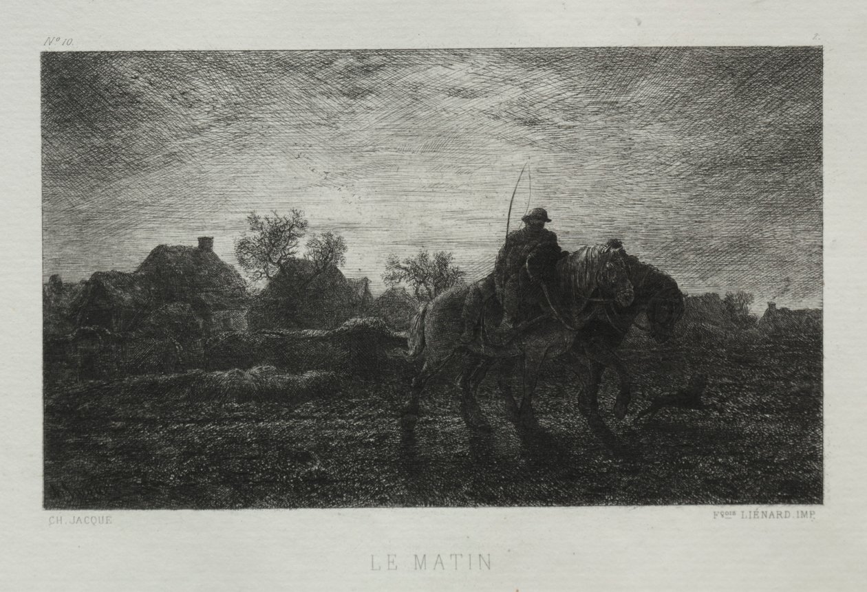 Der Morgen von Charles Emile Jacque