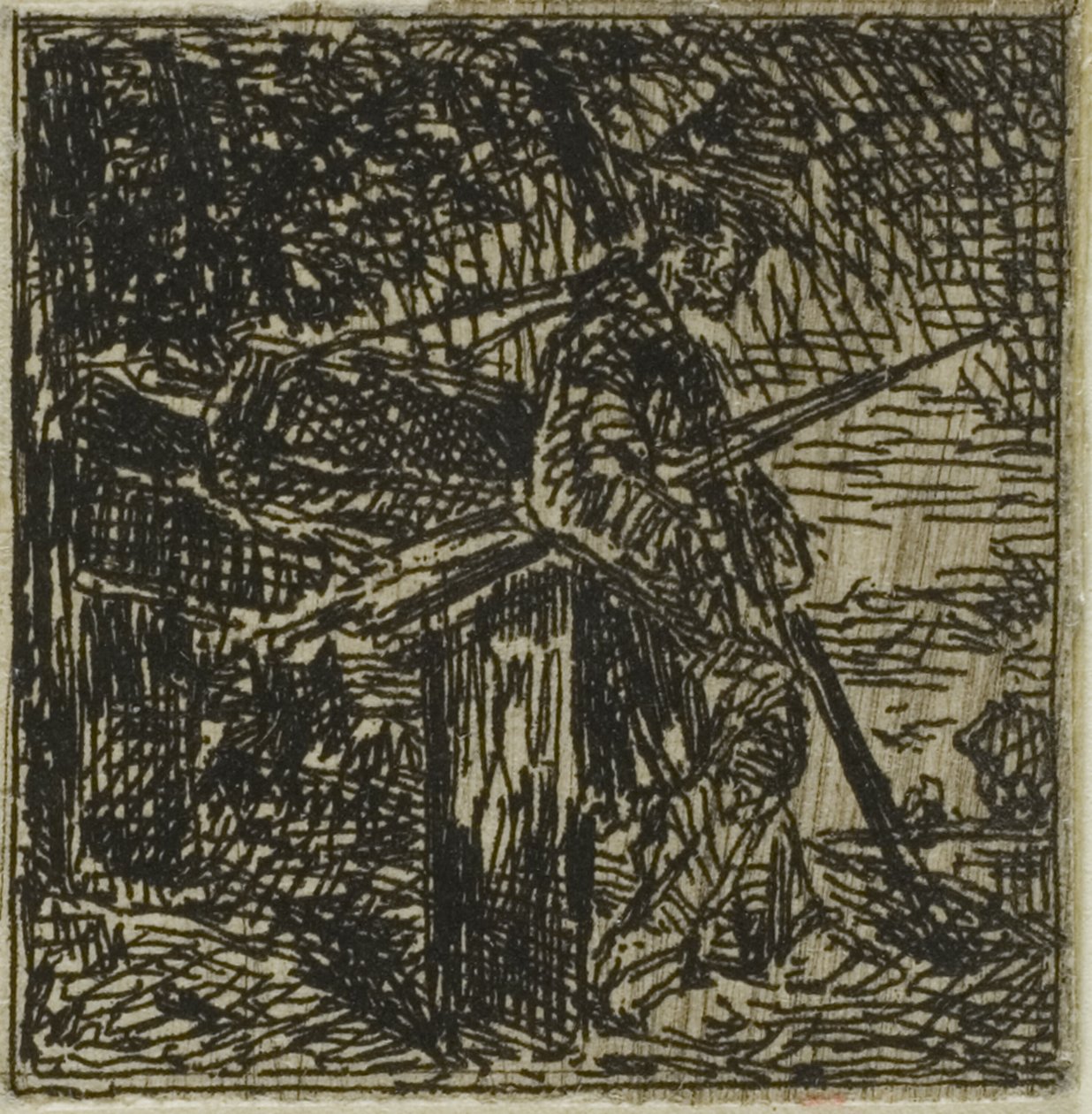 Vagabund von Charles Emile Jacque
