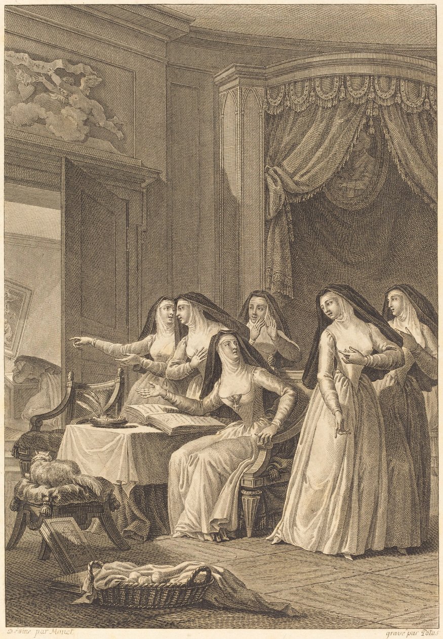 Schwester Jeanne von Charles Emmanuel Patas after Charles Monnet