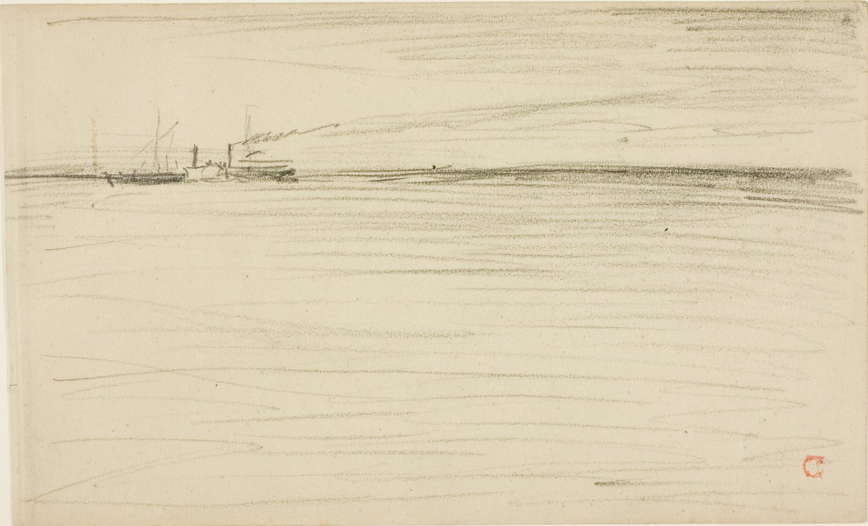 Überquerung des Kanals von Charles Francois Daubigny