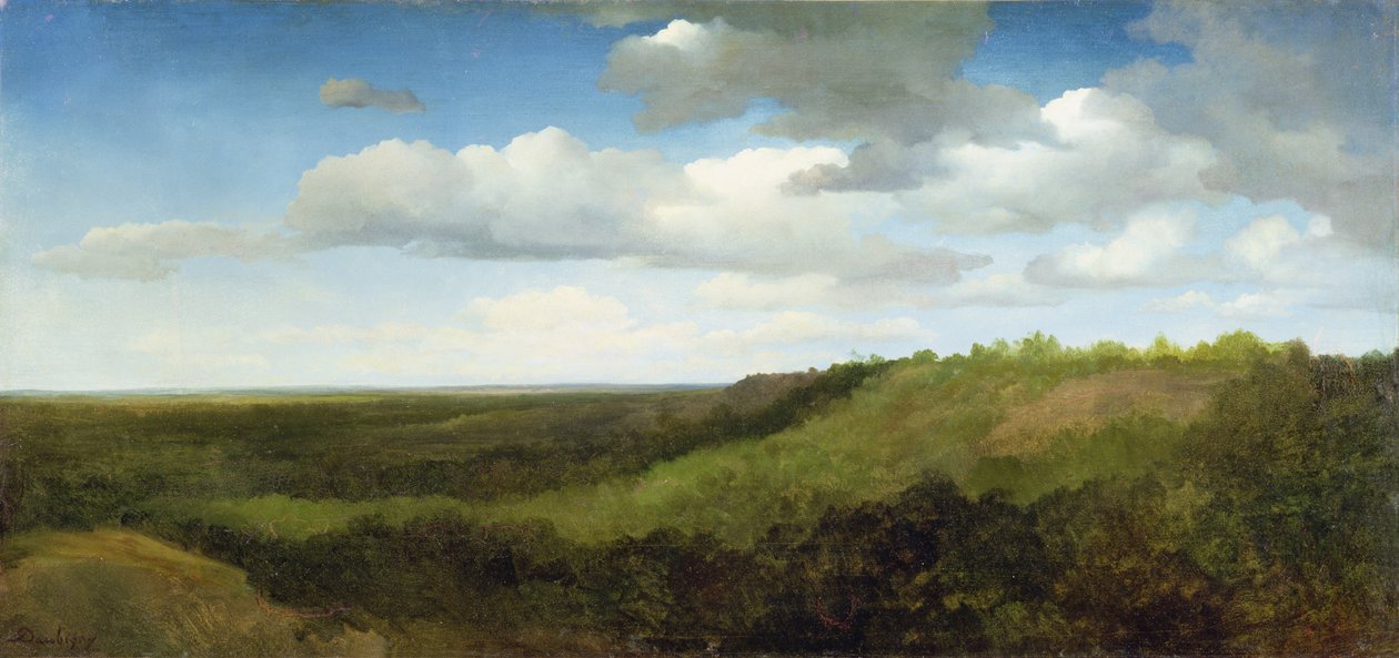 Landschaft in der römischen Campagna, 1836 von Charles Francois Daubigny