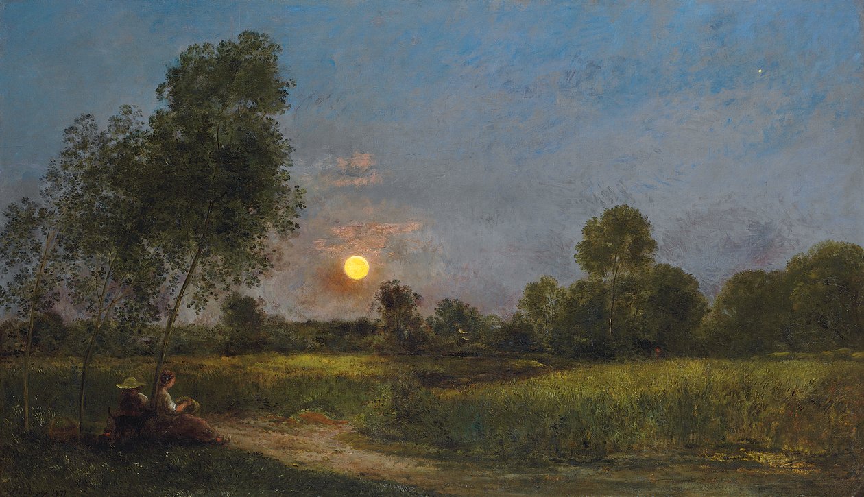 Mondaufgang, 1878 von Charles Francois Daubigny