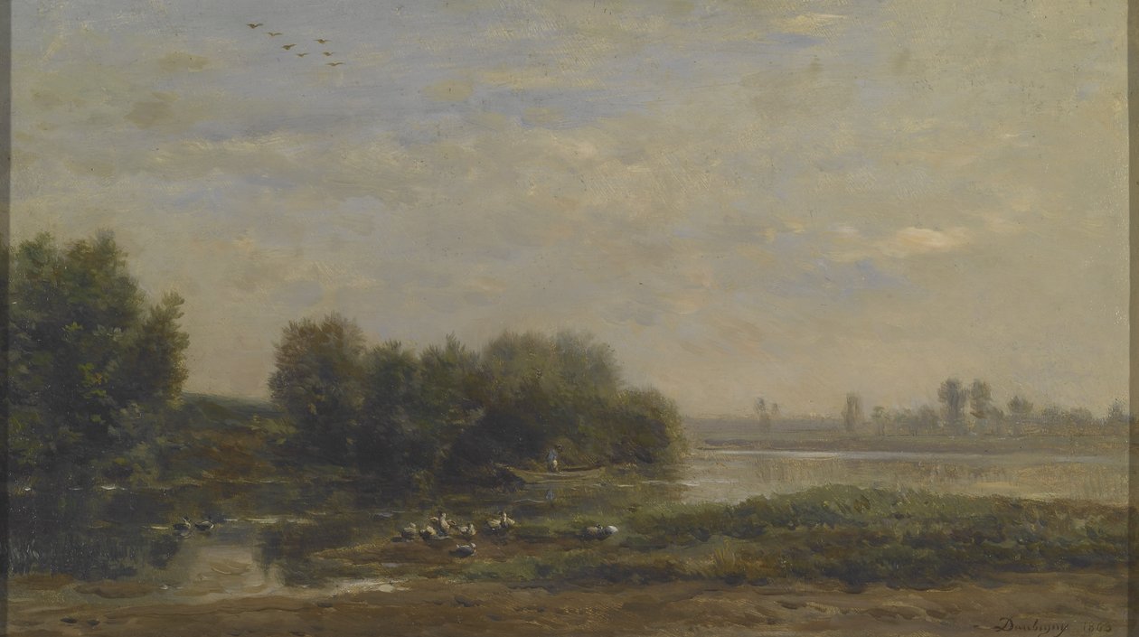 An der Oise von Charles Francois Daubigny