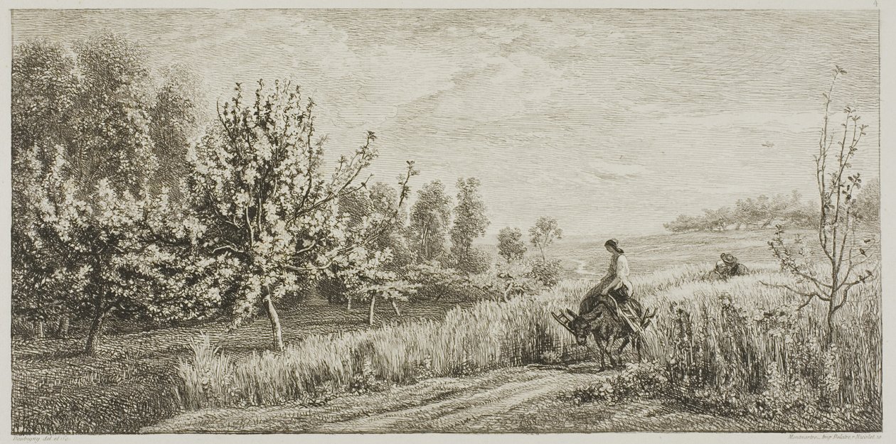 Frühling von Charles Francois Daubigny