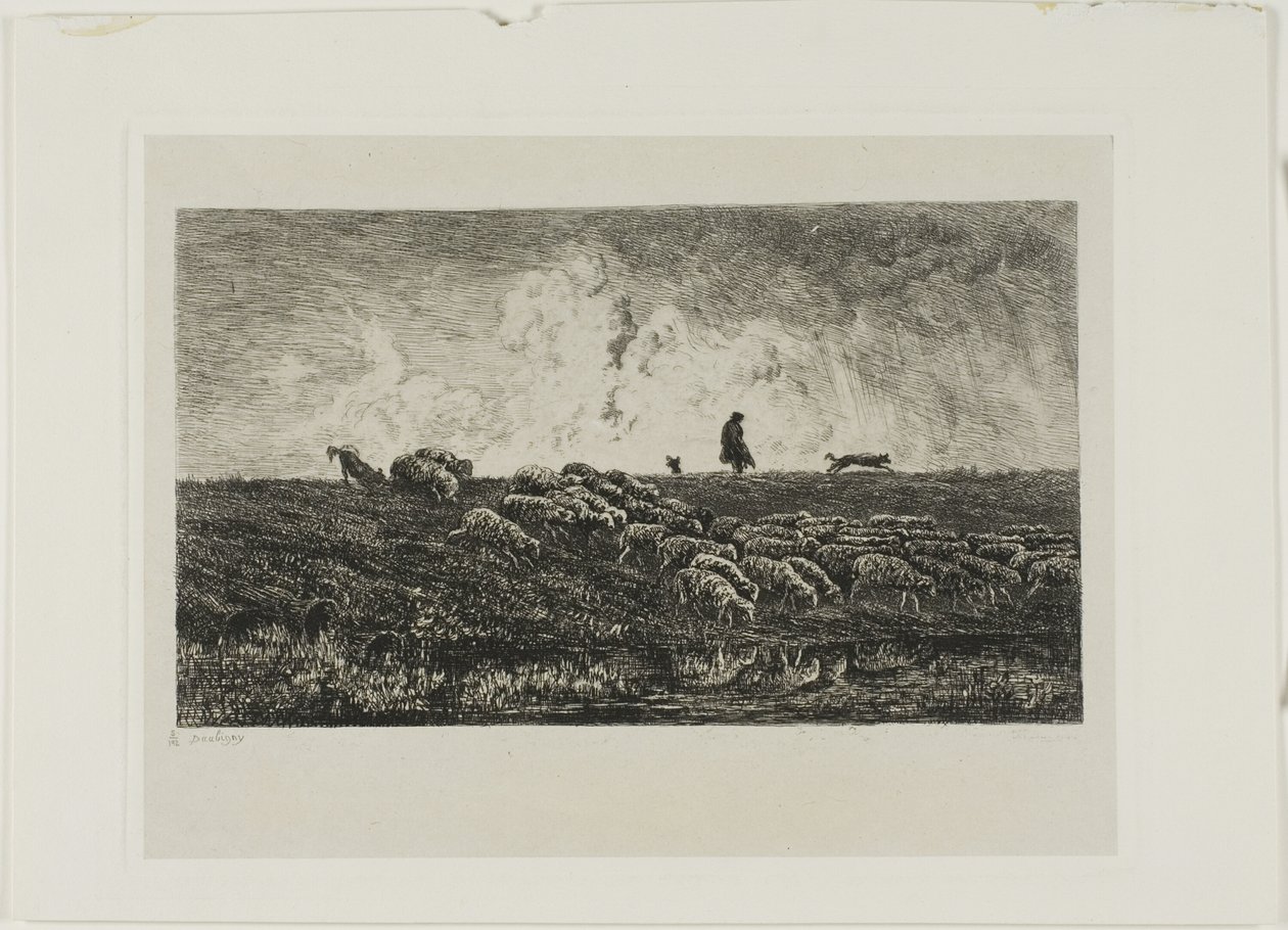 Der Schauer von Charles Francois Daubigny