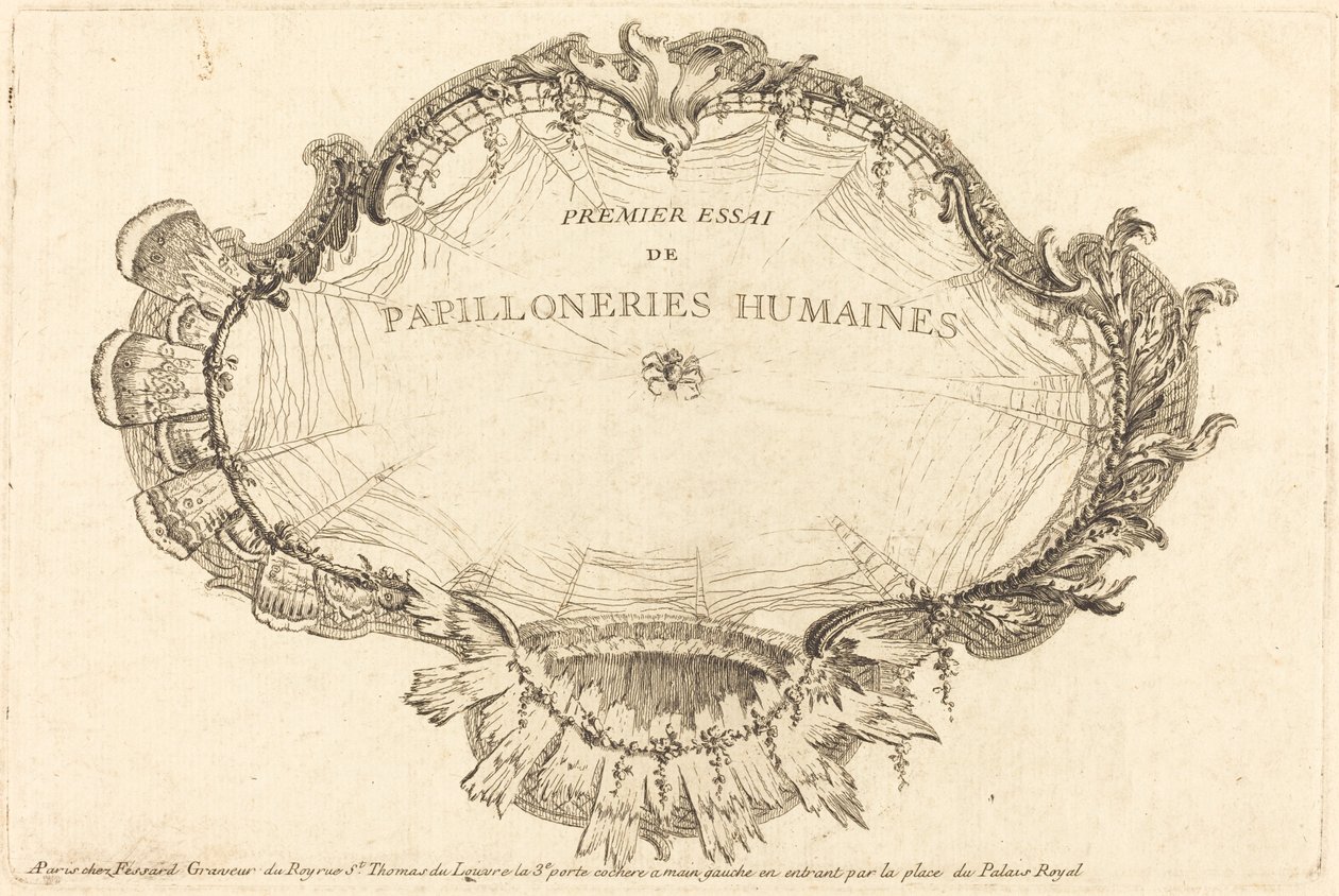 Der Titel von Charles Germain de Saint Aubin