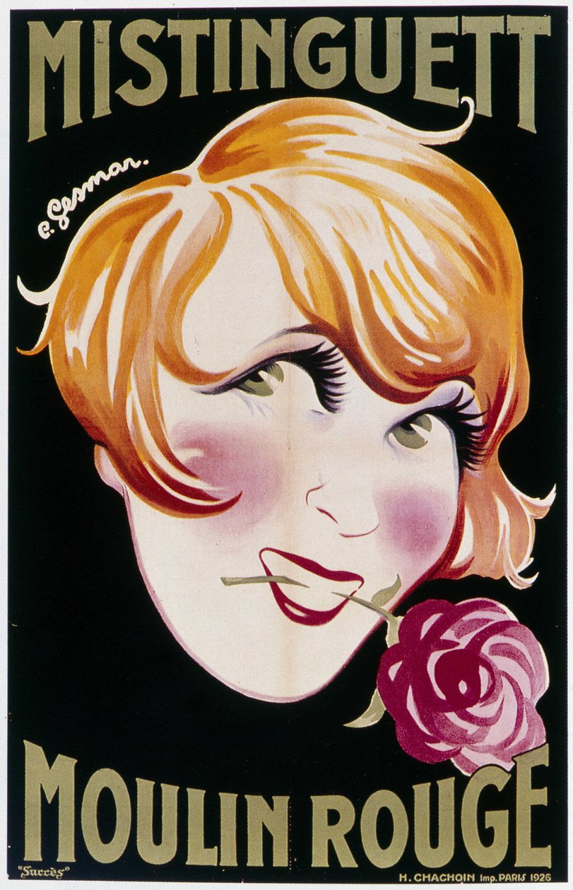 Mistinguett im Moulin Rouge von Charles Gesmar