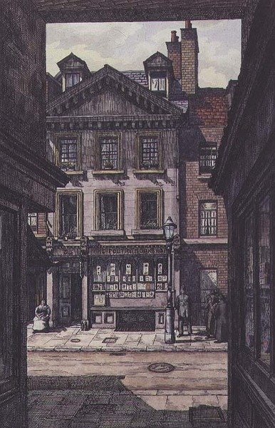 The Poetry Bookshop von Charles Ginner