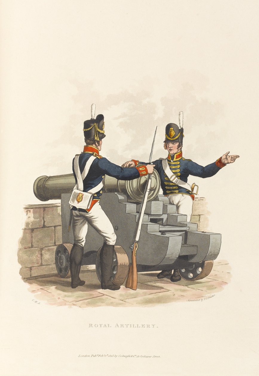 Königliche Artillerie von Charles Hamilton (after) Smith