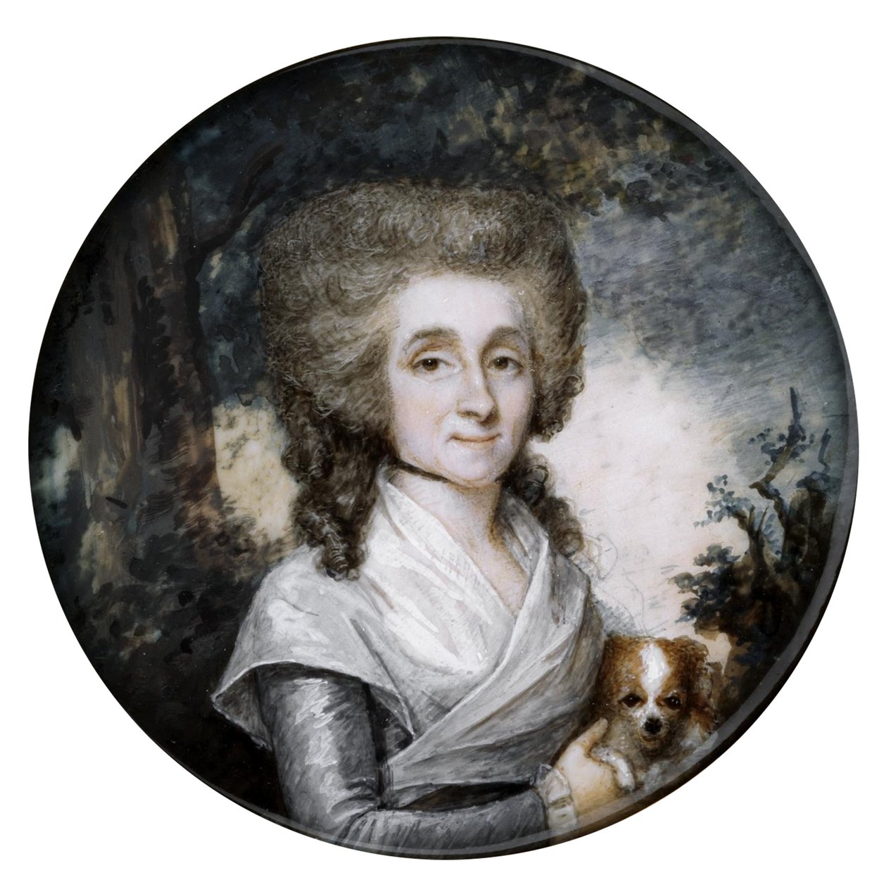 Schachtel mit Porträt einer Frau von Charles Hénard