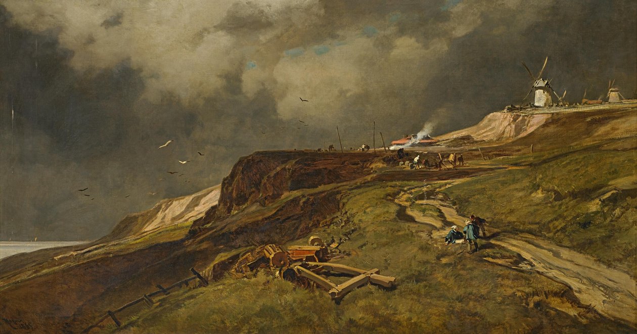 An der Normandieküste von Charles Hoguet