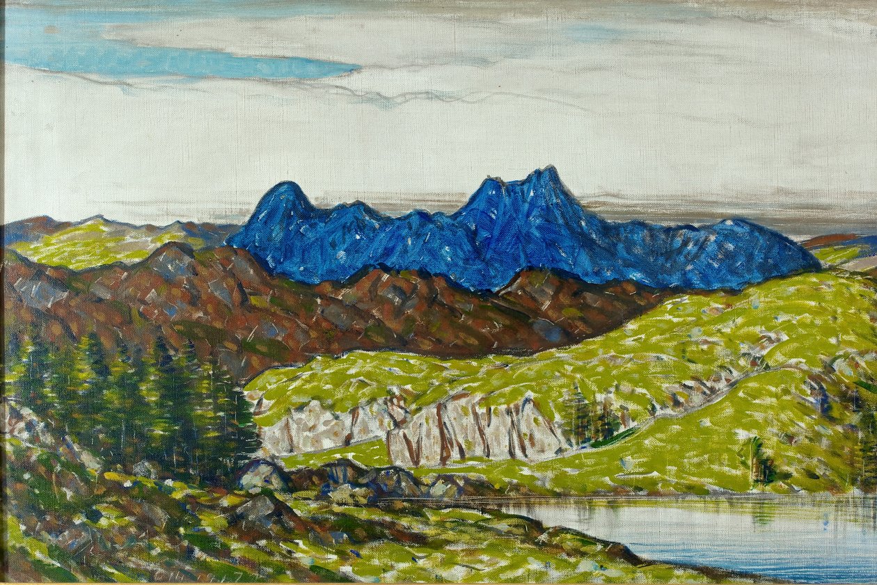 Langdale Pikes, 1917 von Charles John Holmes