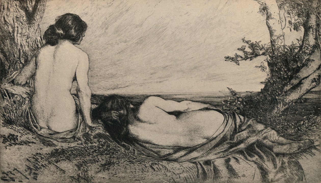 Nymphen am Meer von Charles Holroyd