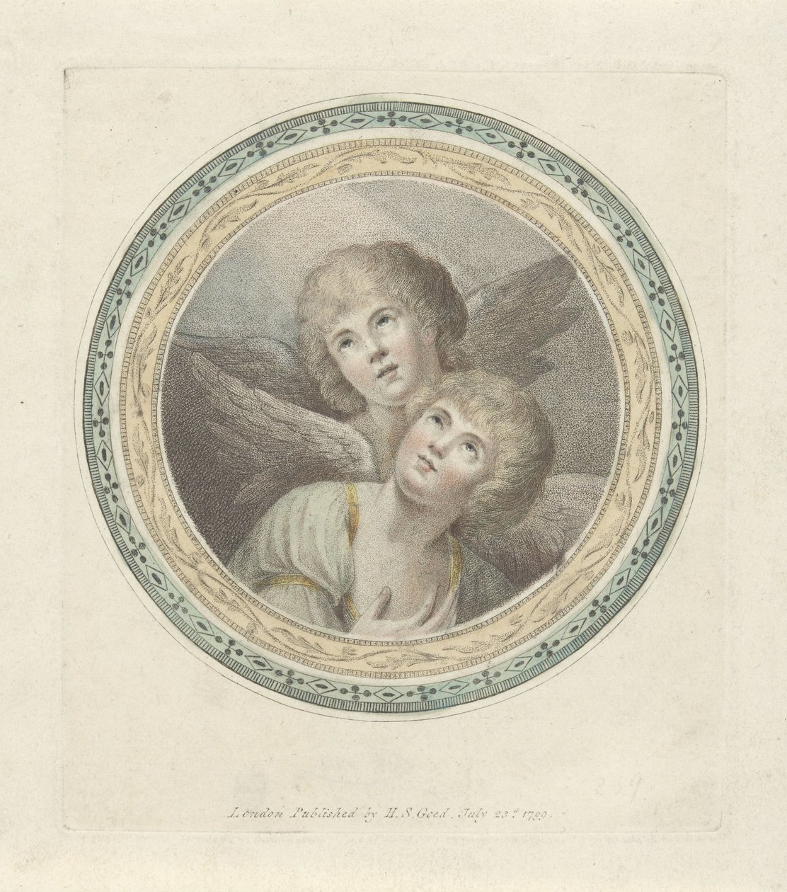 Zwei Engel von Charles Howard Hodges