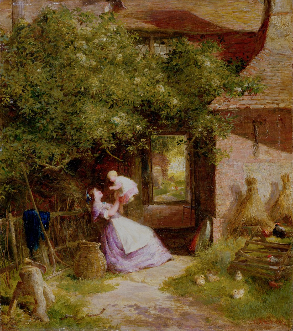Mutter und Kind von Charles James Lewis