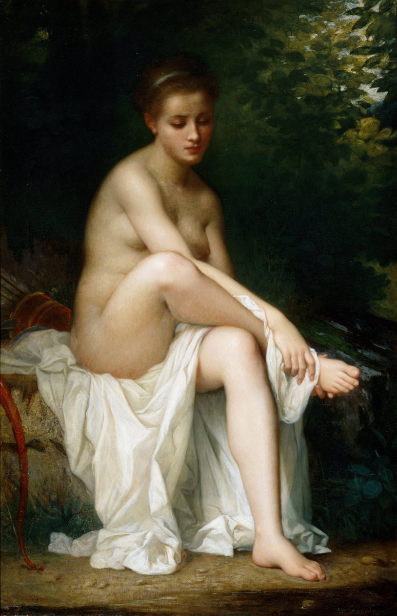 Ismenie, Nymphe der Diana von Charles Landelle