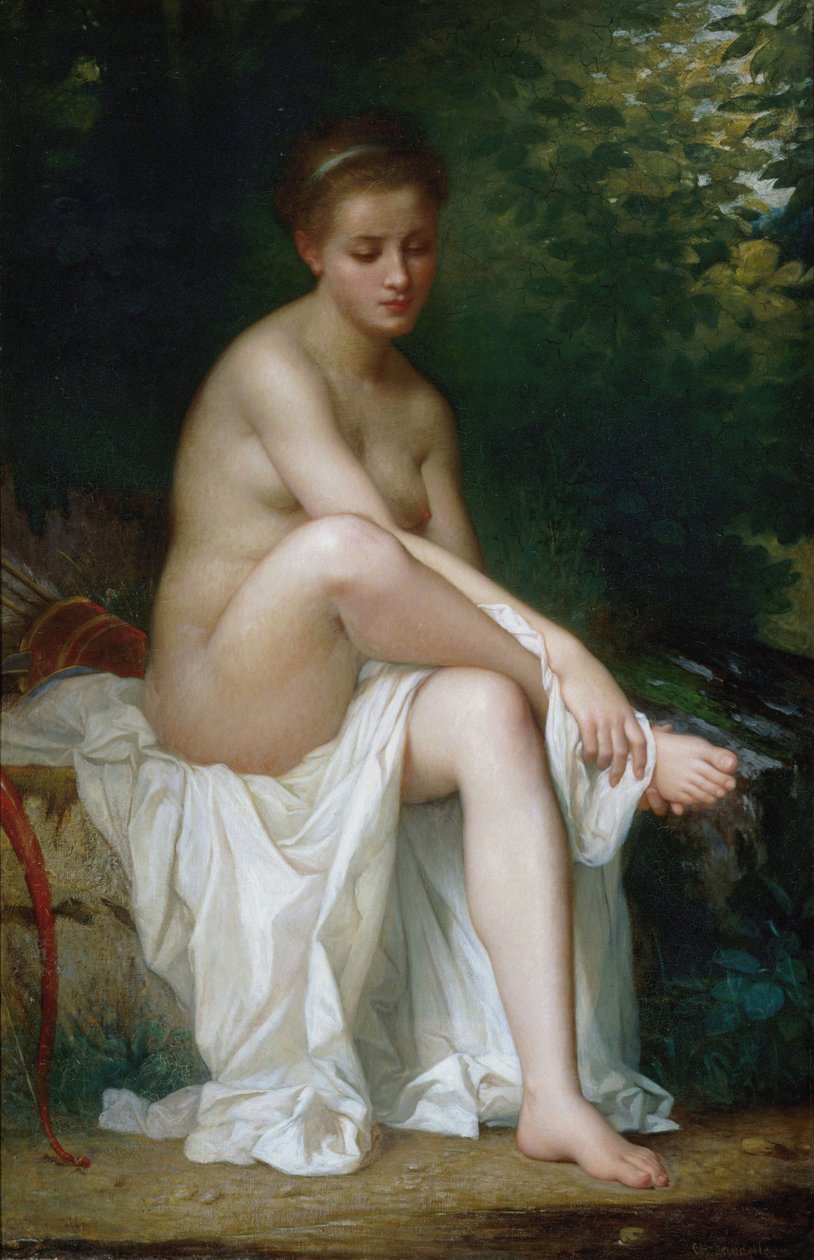 Ismenie, Nymphe der Diana von Charles Landelle