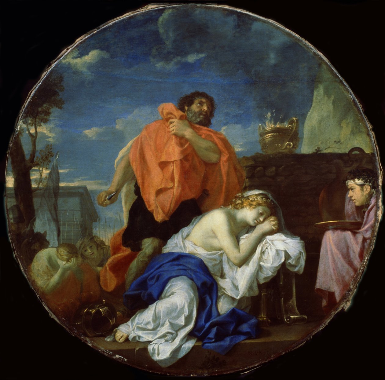 Jephtas Opfer von Charles Le Brun