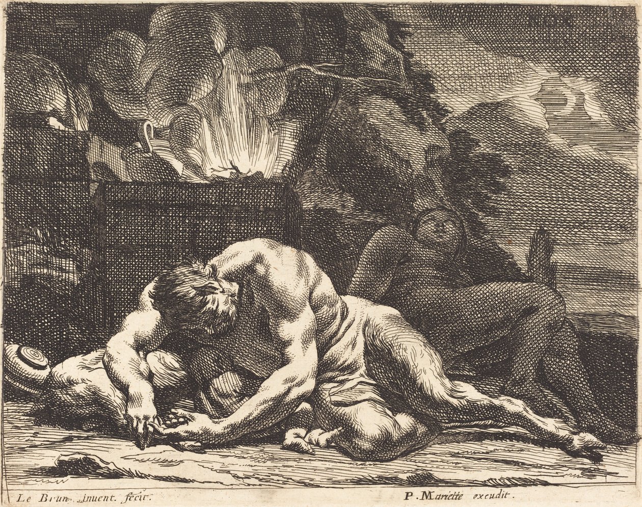 Nacht von Charles Le Brun